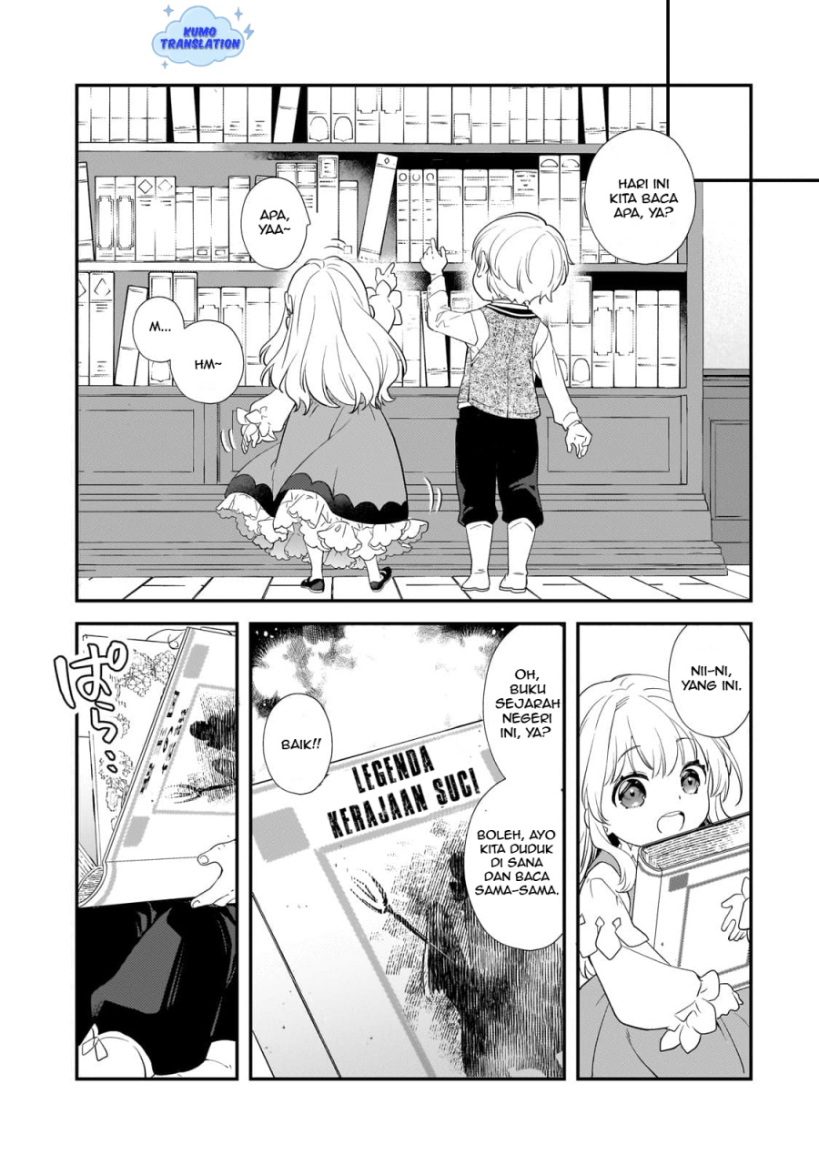 Shinu Unmei ni Aru Akuyaku Reijou no Ani ni Tensei shitanode, Imouto wo Sodatete Mirai wo Kaetai to Omoimasu ~Sekai Saikyou wa Ore dakedo, Sekai Saikawa wa Imouto ni Chigainai~ Chapter 1 - halaman 46