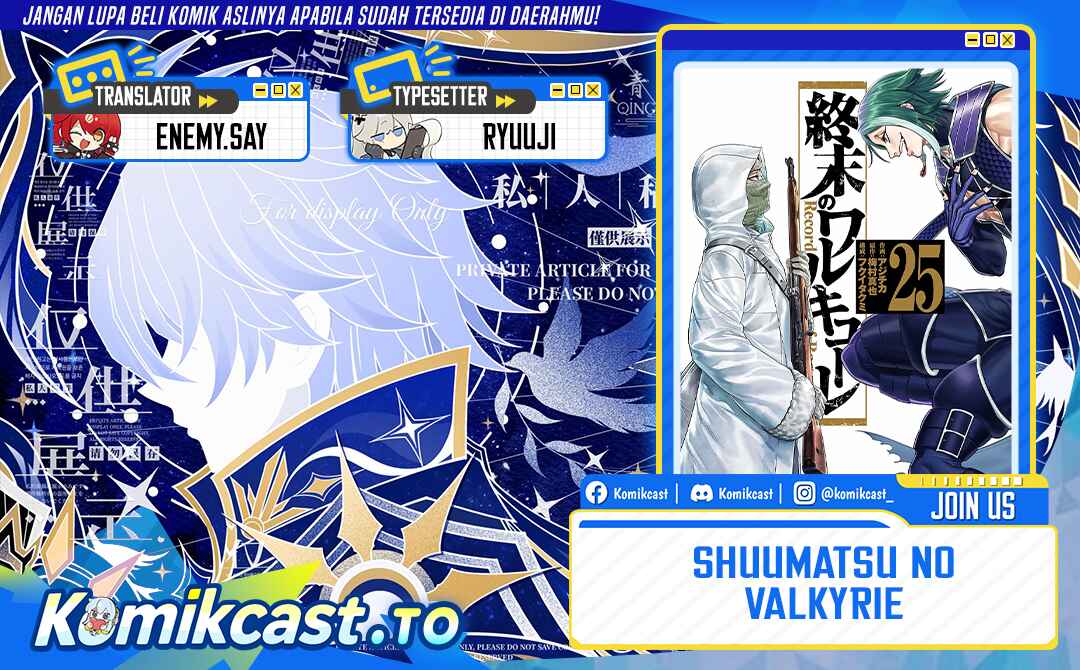 Shuumatsu no Valkyrie Chapter 114 - halaman 1