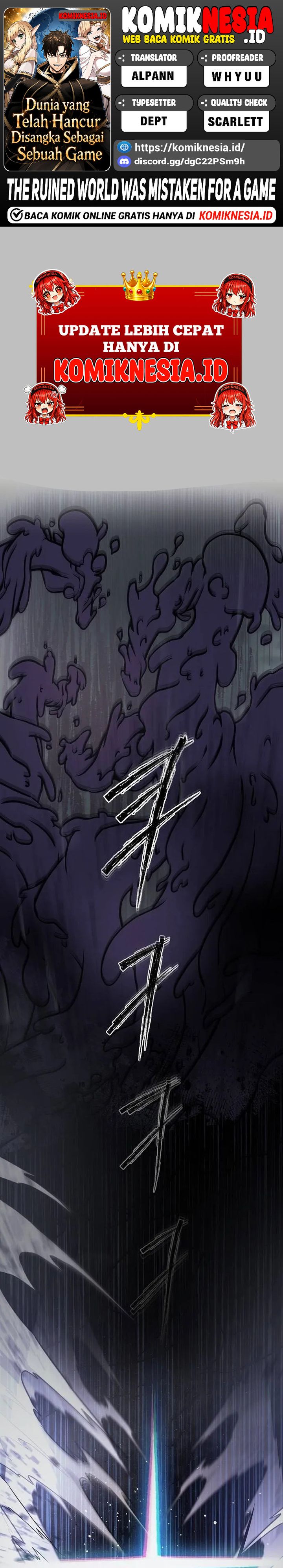 The Ruined World Was Mistaken for a Game Chapter 1 - halaman 1