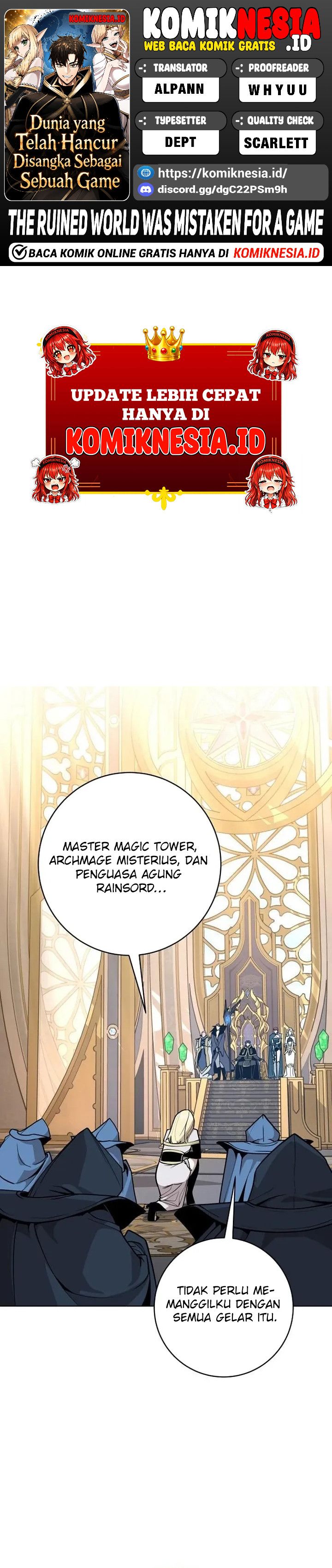 The Ruined World Was Mistaken for a Game Chapter 3 - halaman 1