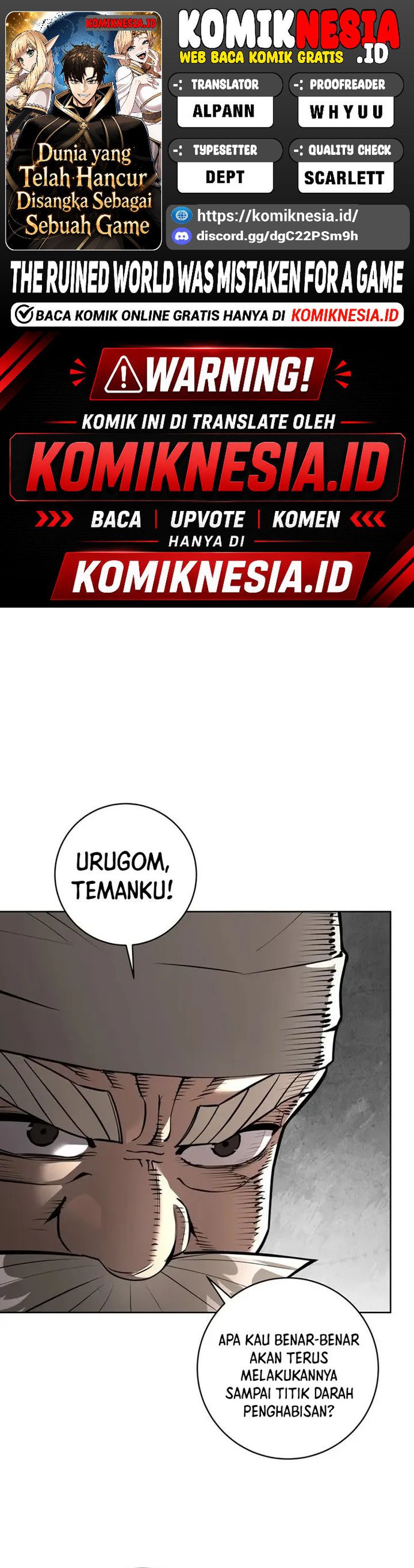 The Ruined World Was Mistaken for a Game Chapter 11 - halaman 1