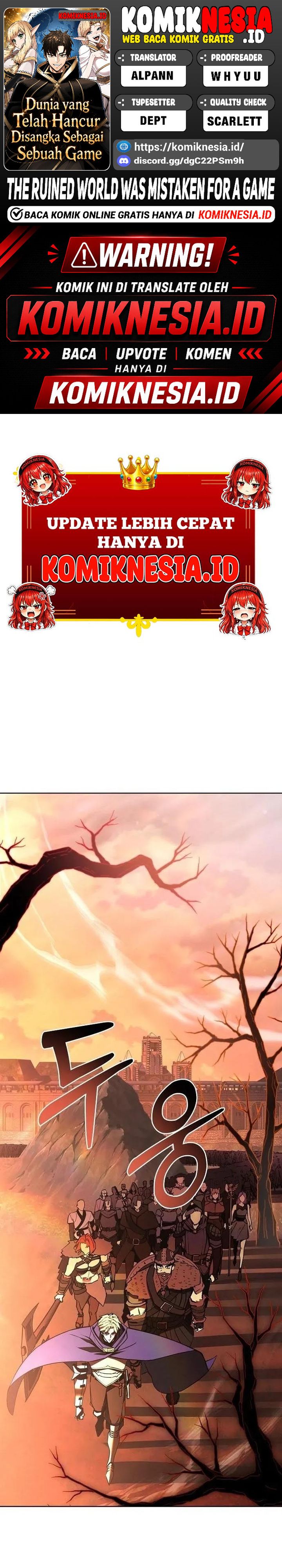 The Ruined World Was Mistaken for a Game Chapter 12 - halaman 1