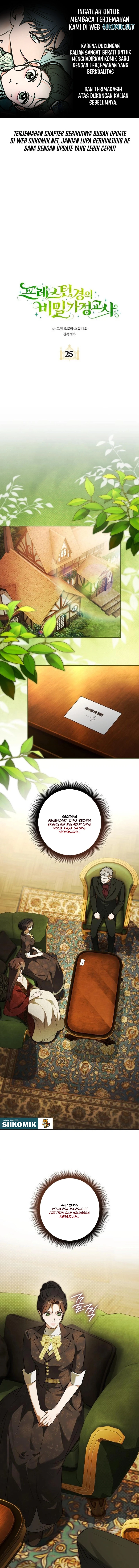 Lord Preston’s Secret Tutor Chapter 25 - halaman 1