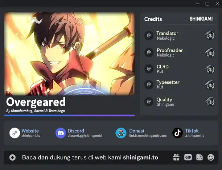 Overgeared New Chapter 296 - halaman 1