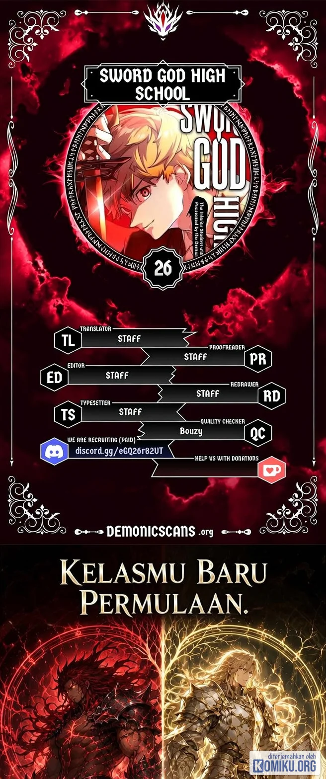 Sword God High School: The Talentless Underachiever Becomes the Strongest Chapter 26 - halaman 1
