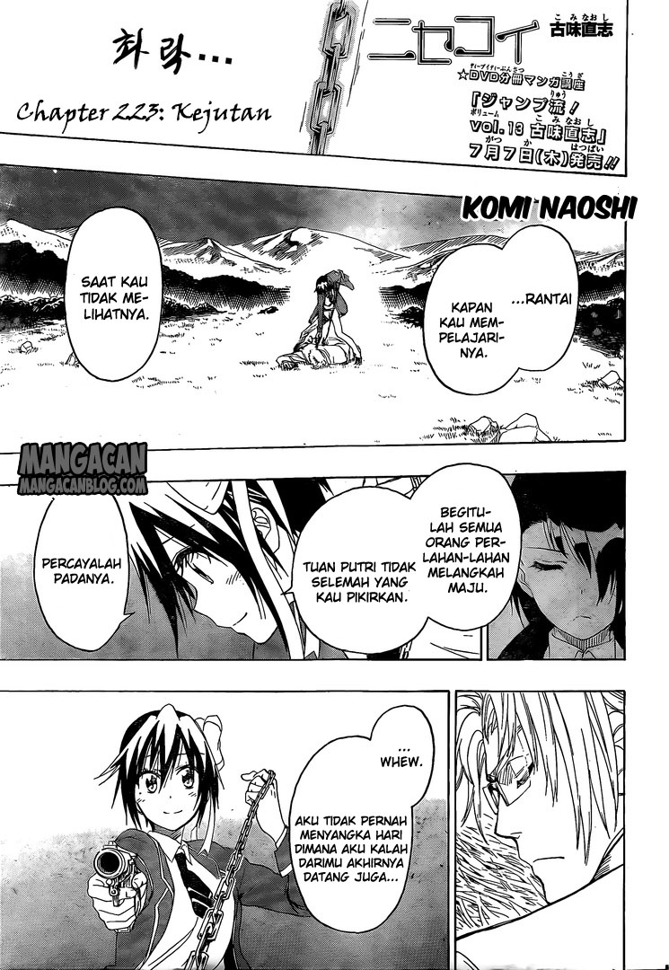 Nisekoi Chapter 223 - halaman 1