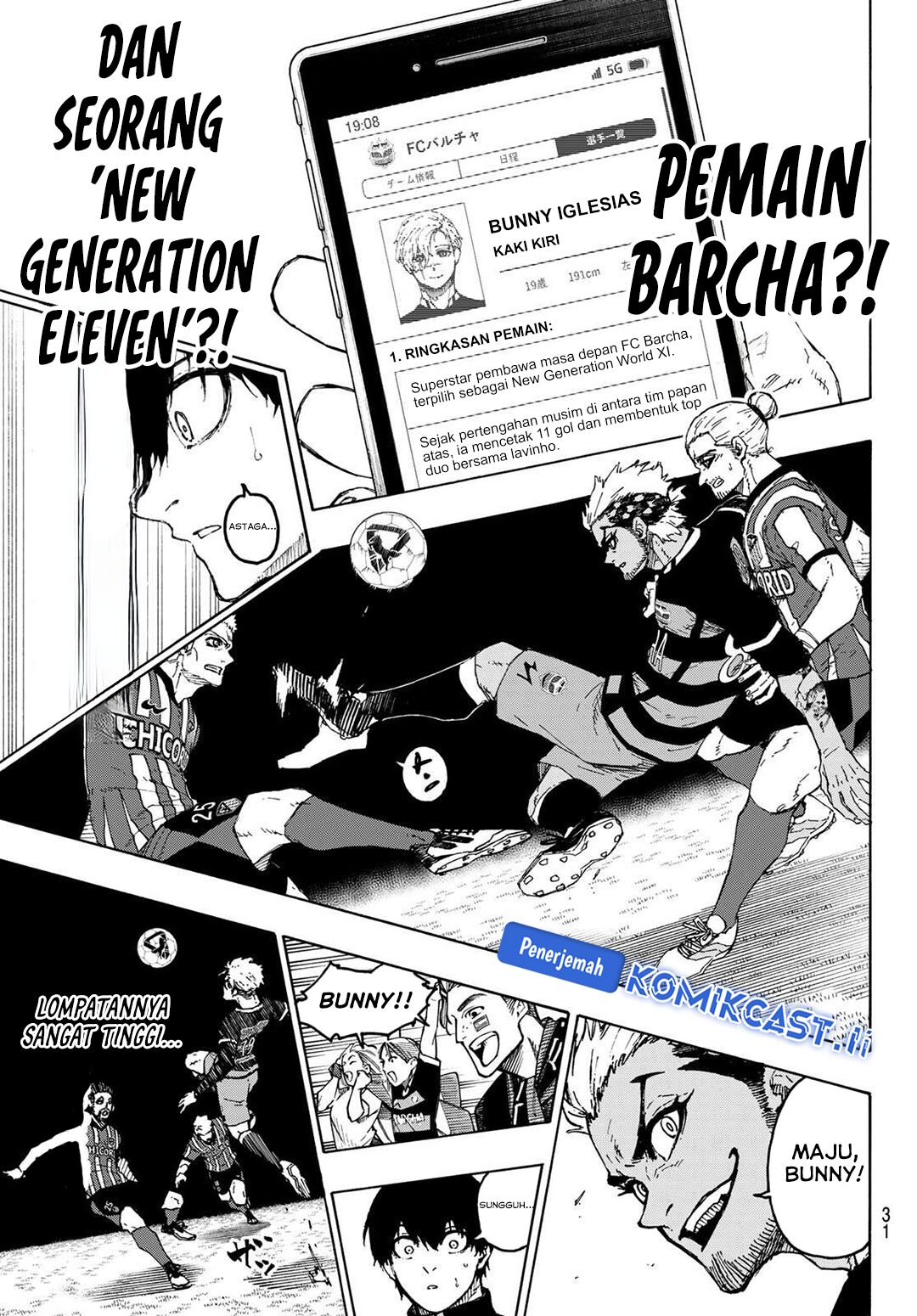 Blue Lock Chapter 307 - halaman 19