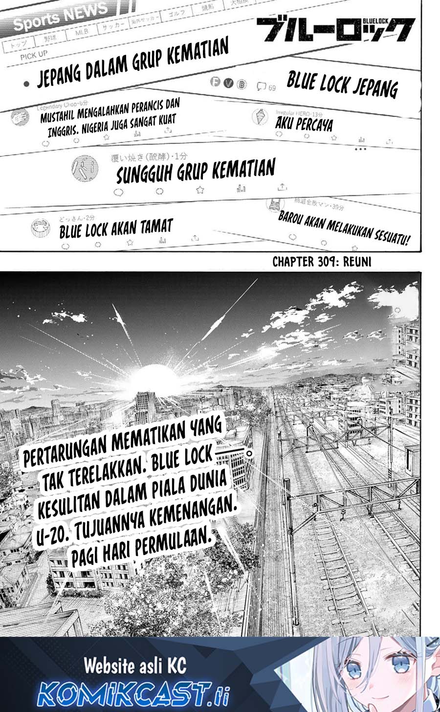 Blue Lock Chapter 309 - halaman 2