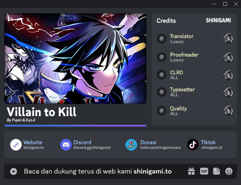 Villain To Kill Chapter 206 - halaman 1
