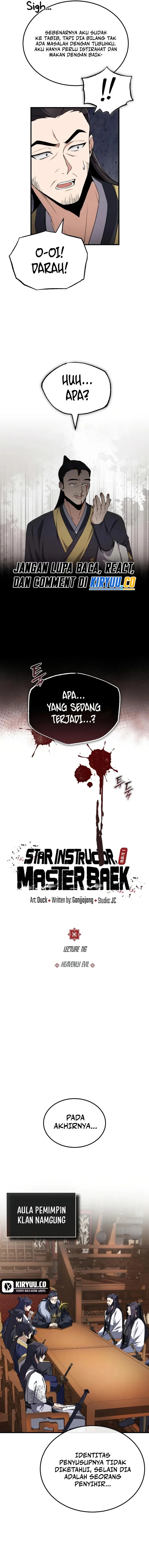 Number One Star Instructor Master Baek Chapter 116 - halaman 3
