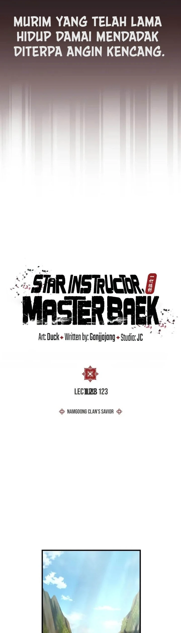 Number One Star Instructor Master Baek Chapter 123 - halaman 14