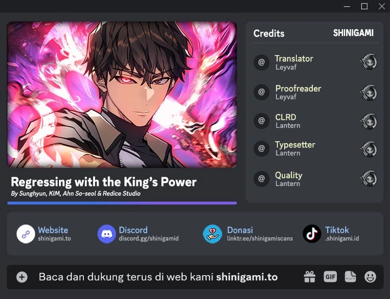 Regressing With The King’s Power Chapter 108 - halaman 1