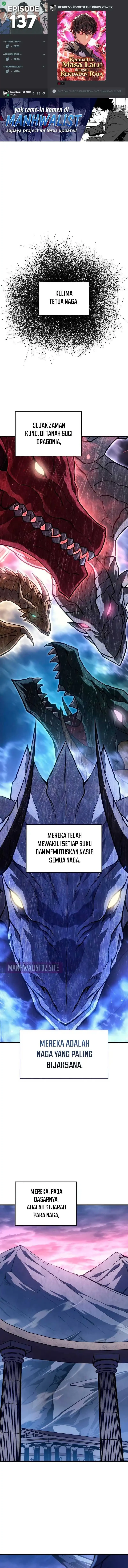 Regressing With The King’s Power Chapter 137 - halaman 1