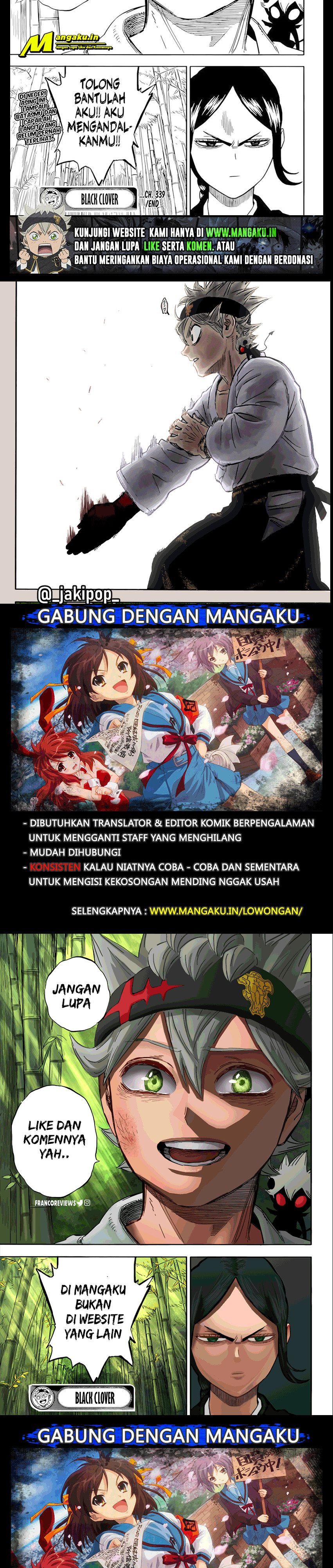 Black Clover Chapter 339 - halaman 6