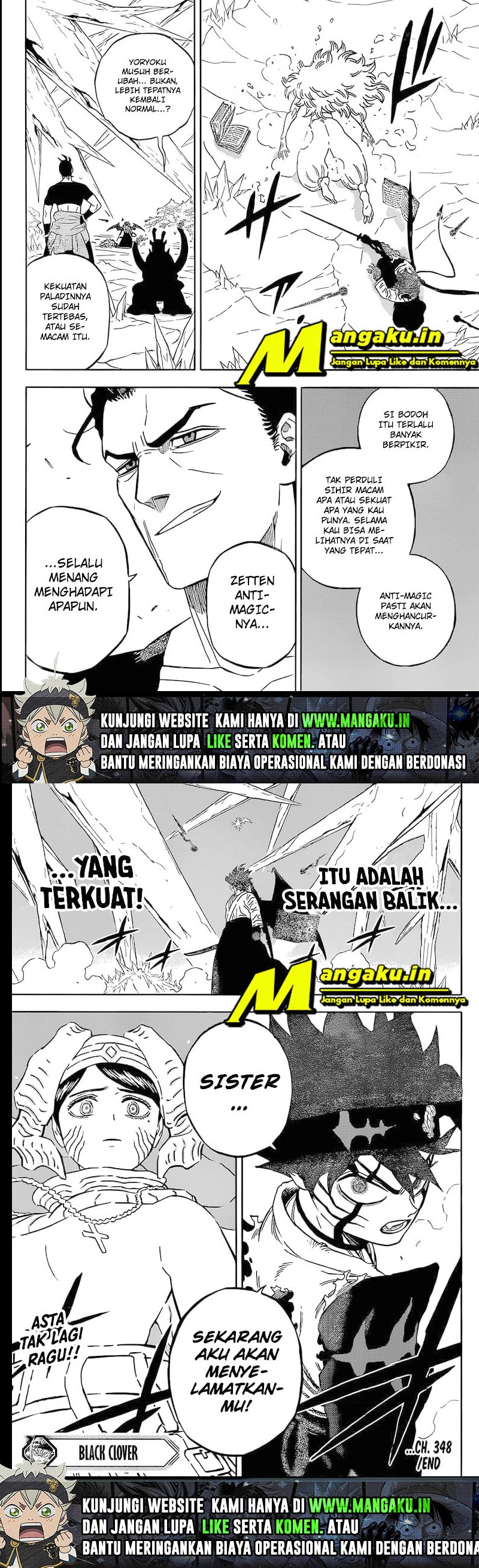 Black Clover Chapter 348 - halaman 6