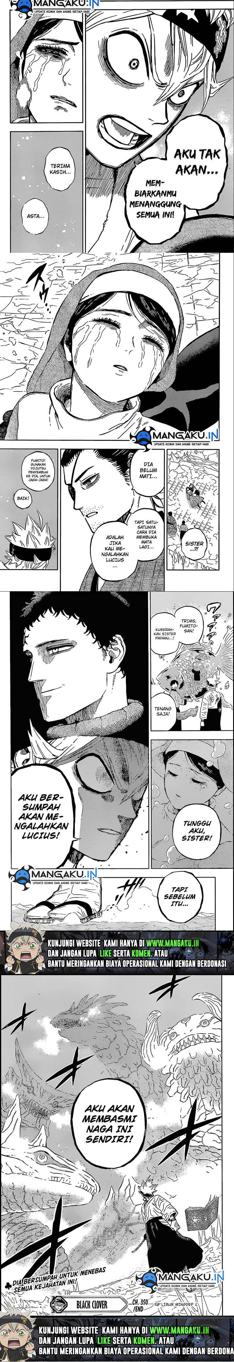 Black Clover Chapter 350 - halaman 3