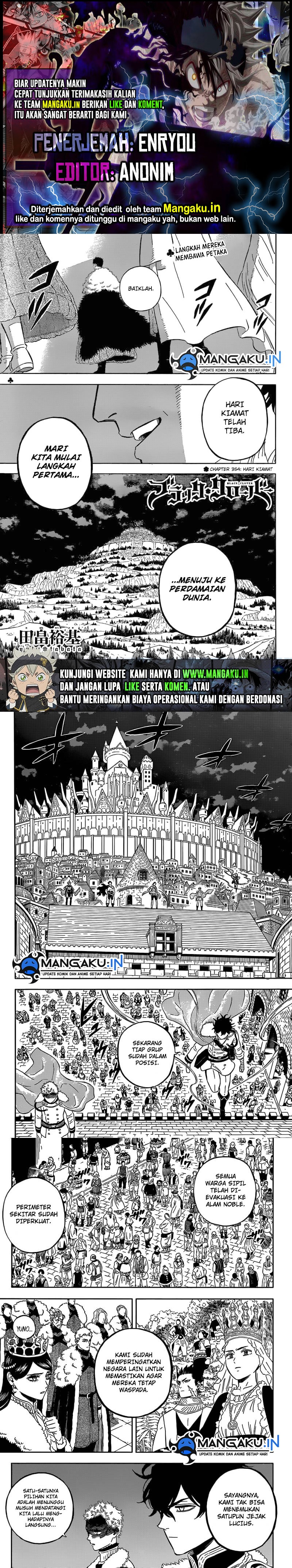 Black Clover Chapter 354 - halaman 1