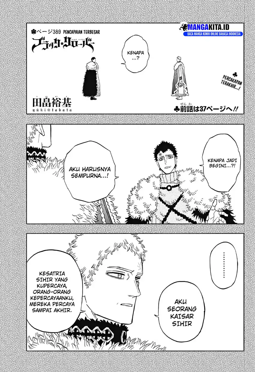 Black Clover Chapter 389 - halaman 2