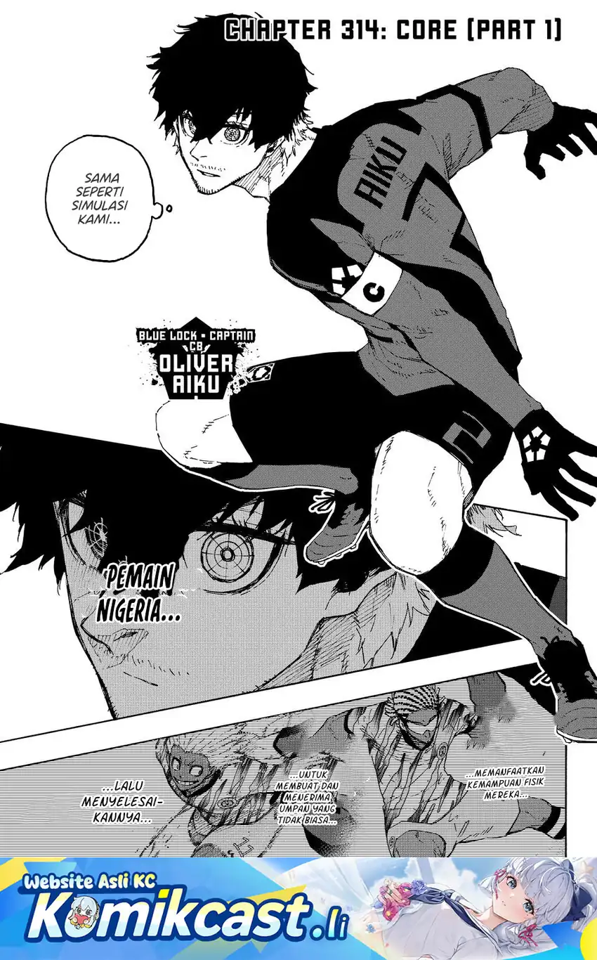 Blue Lock Chapter 314 - halaman 2