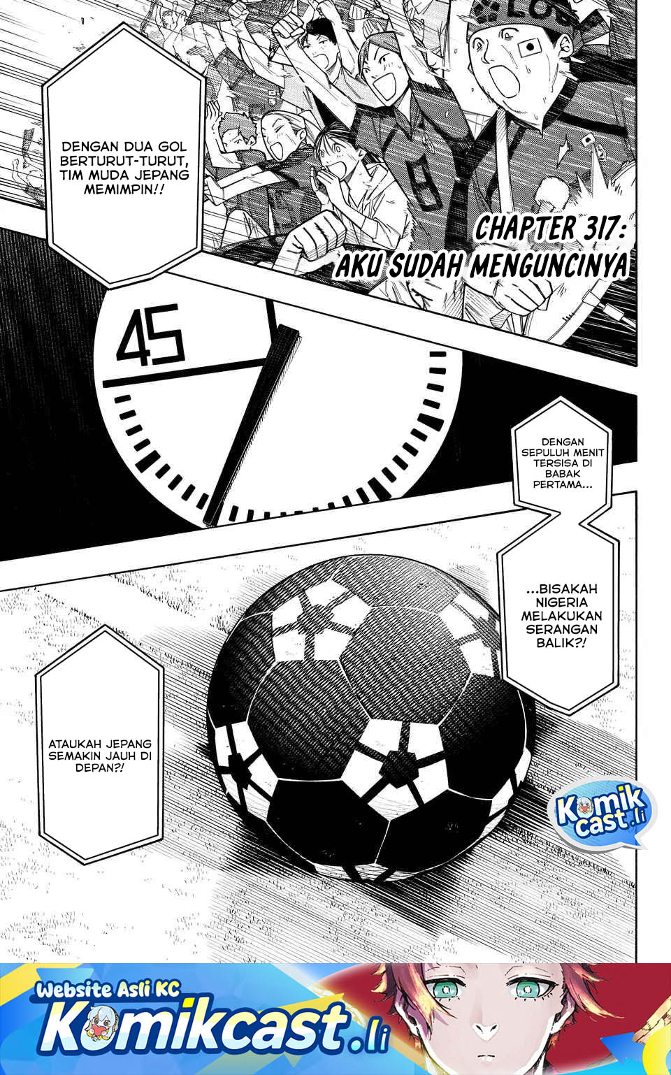 Blue Lock Chapter 317 - halaman 2