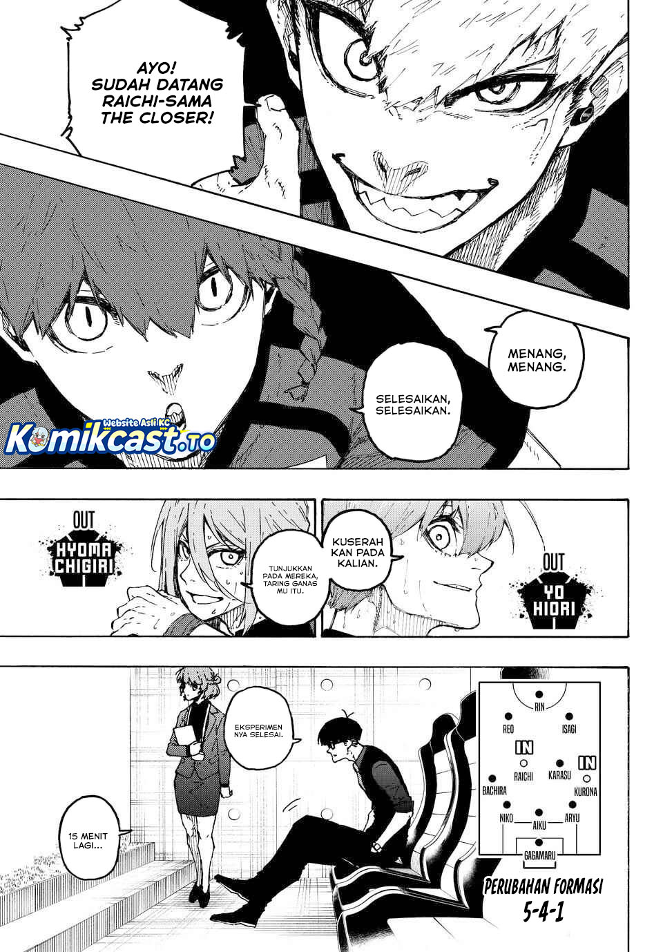 Blue Lock Chapter 322 - halaman 4