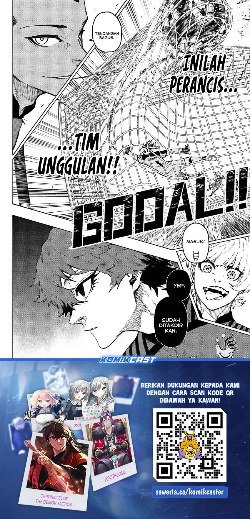 Blue Lock Chapter 330 - halaman 16