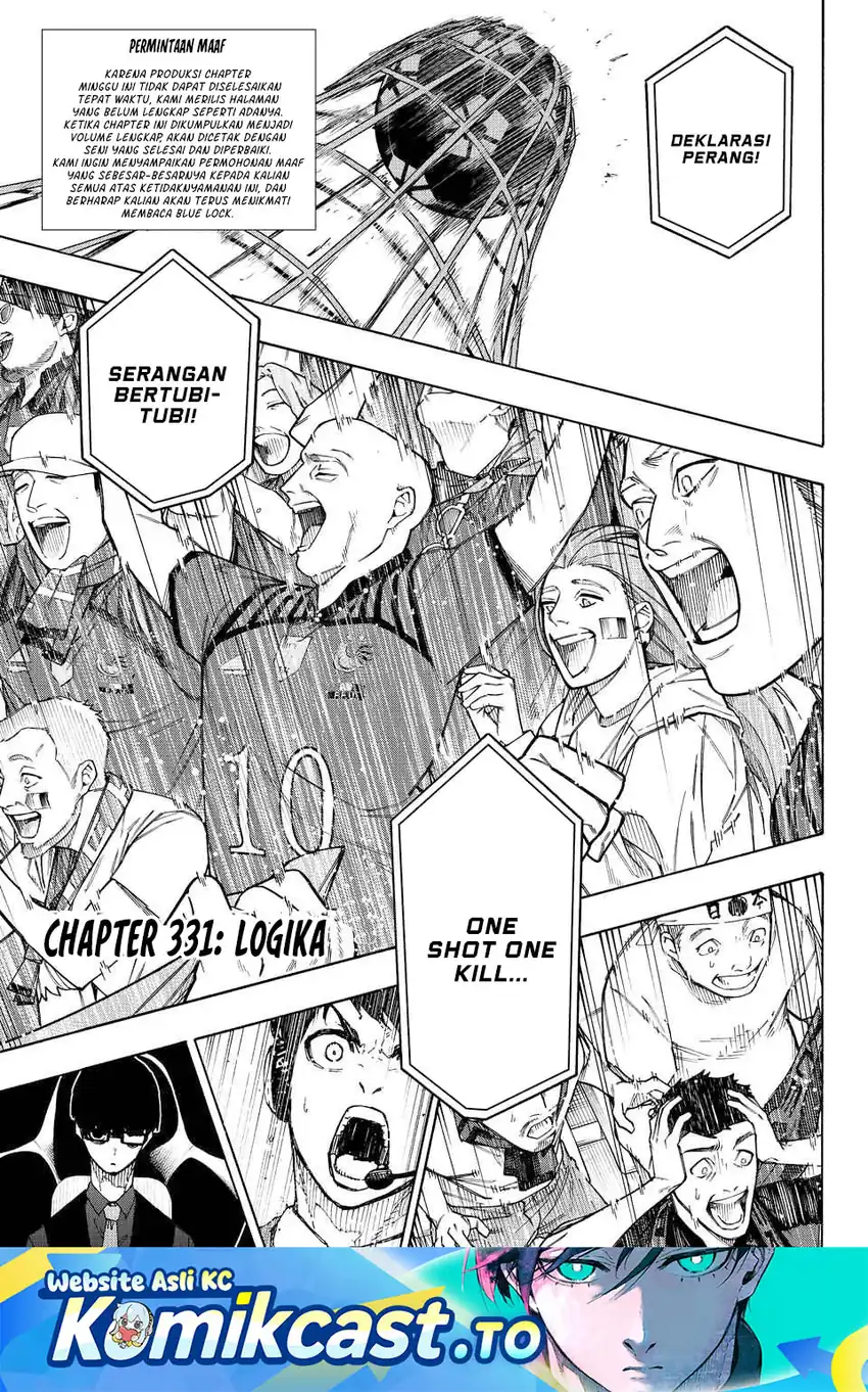 Blue Lock Chapter 331 - halaman 2