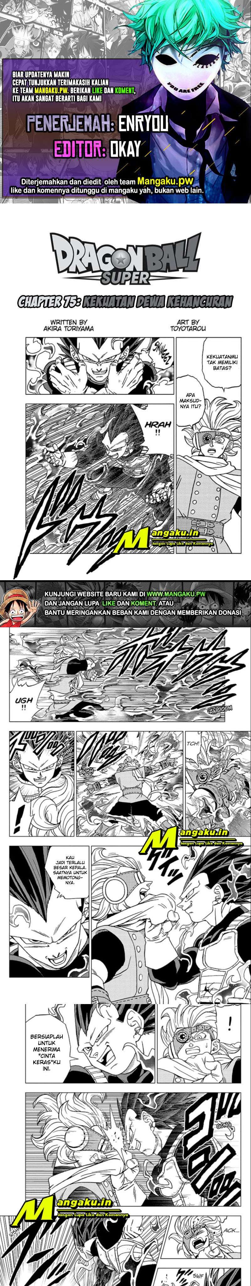 Dragon Ball Super Chapter 75 - halaman 1