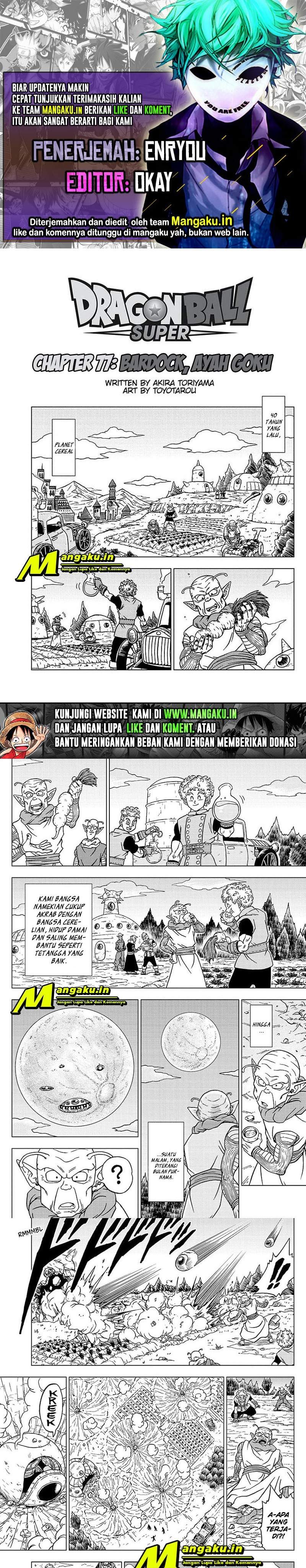 Dragon Ball Super Chapter 77.1 - halaman 1
