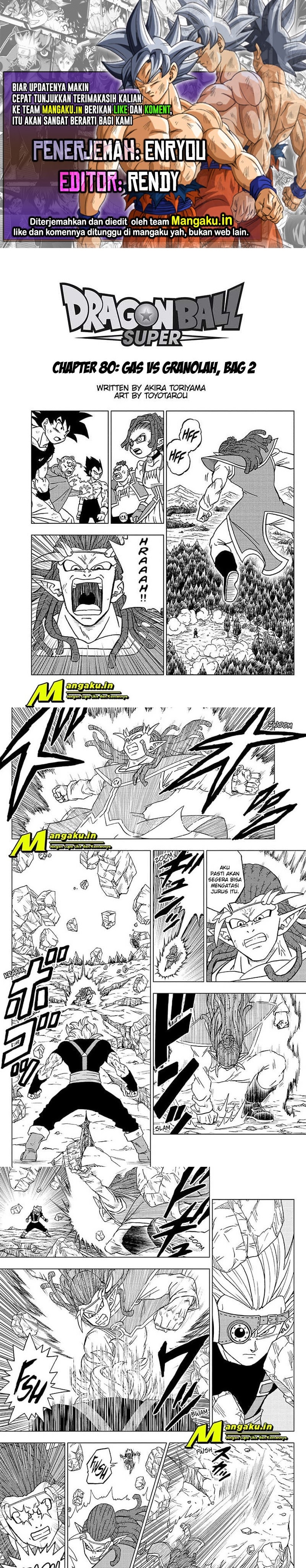 Dragon Ball Super Chapter 80.1 - halaman 1