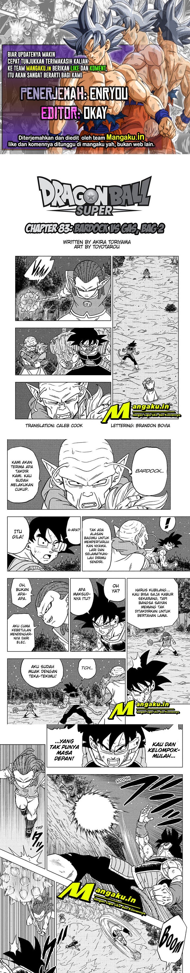 Dragon Ball Super Chapter 83.1 - halaman 1