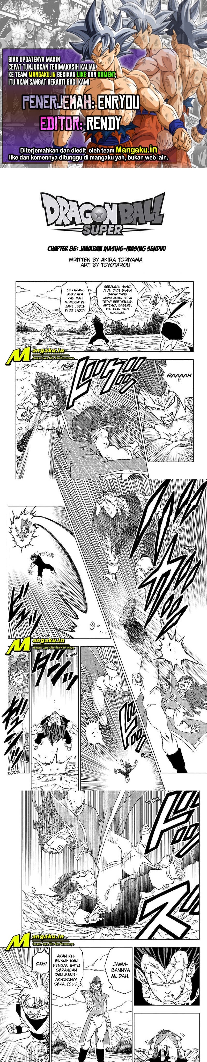Dragon Ball Super Chapter 85.1 - halaman 1