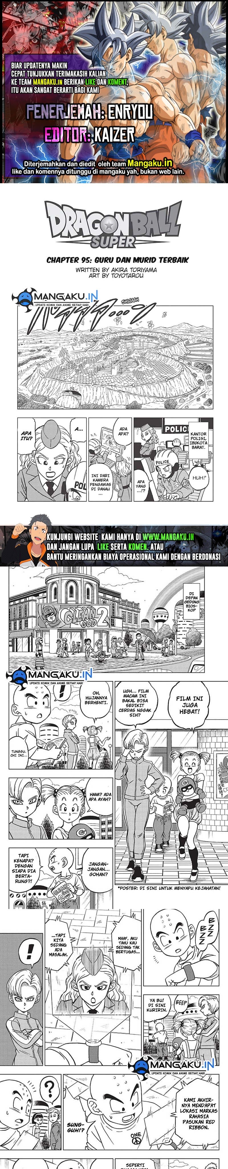 Dragon Ball Super Chapter 95 - halaman 1