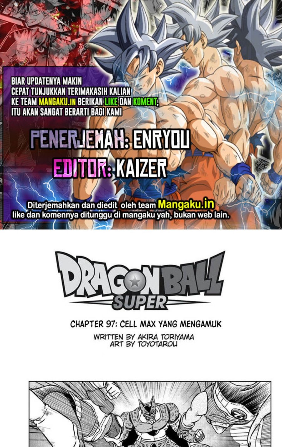 Dragon Ball Super Chapter 97.1 - halaman 1