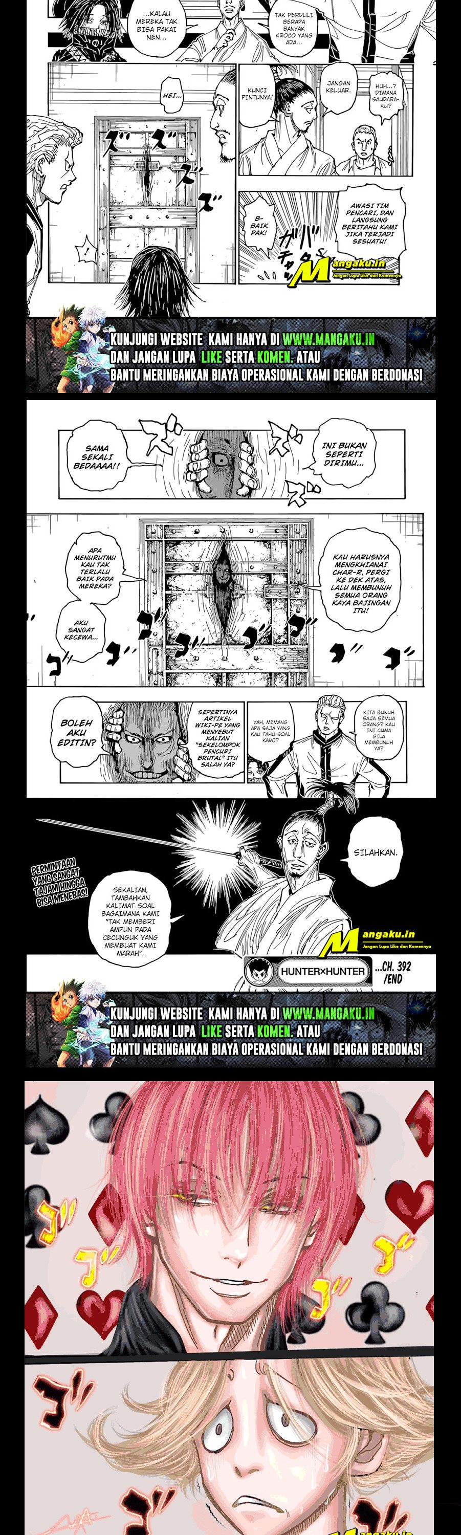 Hunter x Hunter Chapter 392 - halaman 8