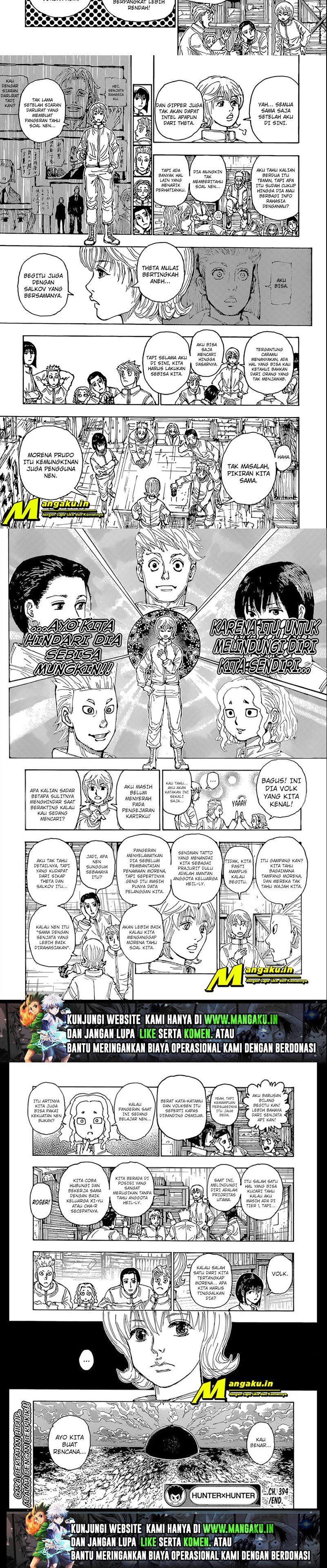 Hunter x Hunter Chapter 394 - halaman 6