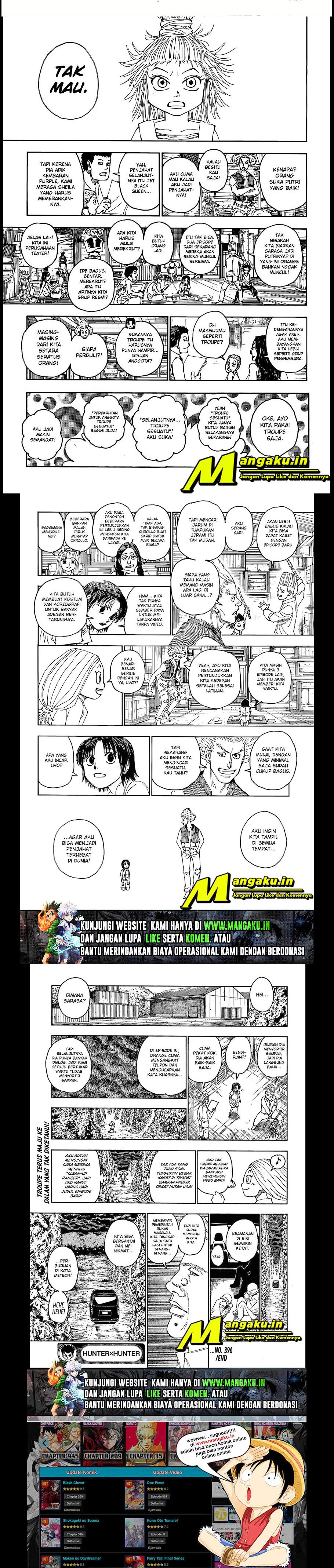 Hunter x Hunter Chapter 396 - halaman 6