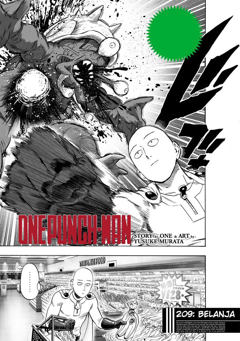 One Punch-Man Chapter 209 - halaman 1