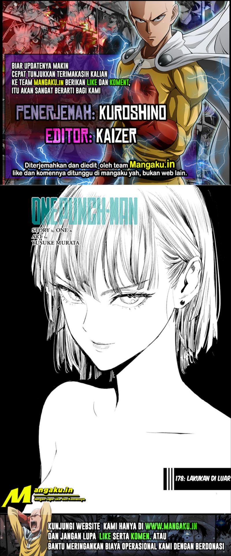One Punch-Man Chapter 178 - halaman 1