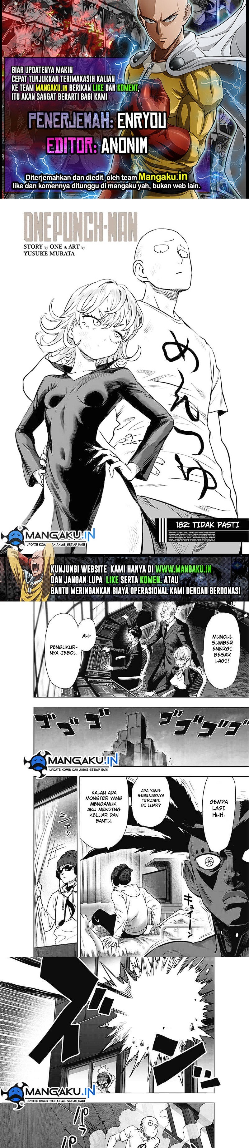 One Punch-Man Chapter 182 - halaman 1
