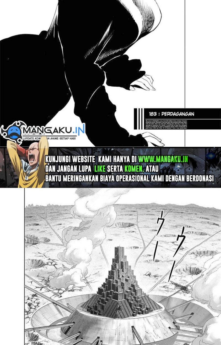 One Punch-Man Chapter 183 - halaman 2