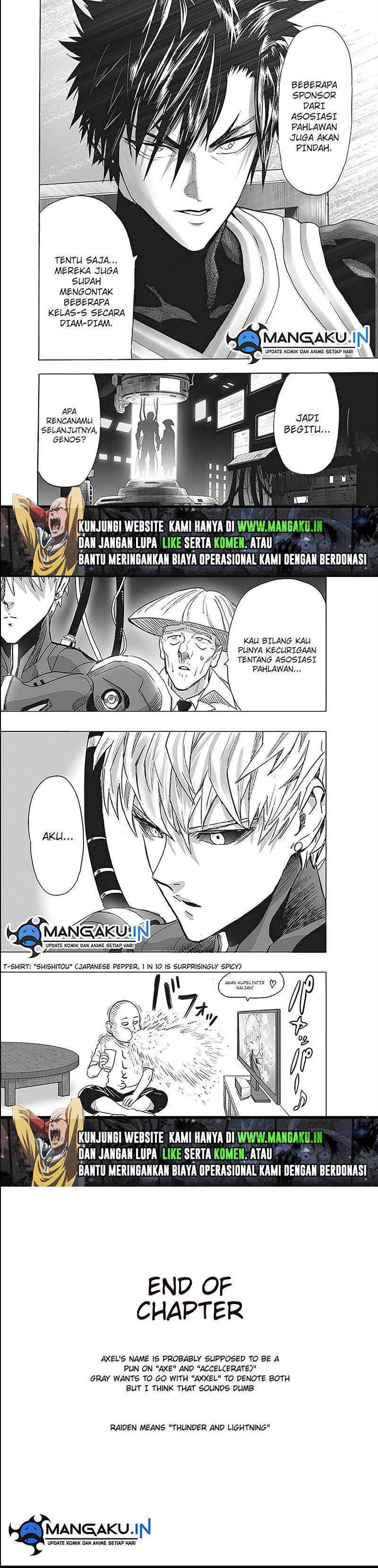 One Punch-Man Chapter 184 - halaman 10