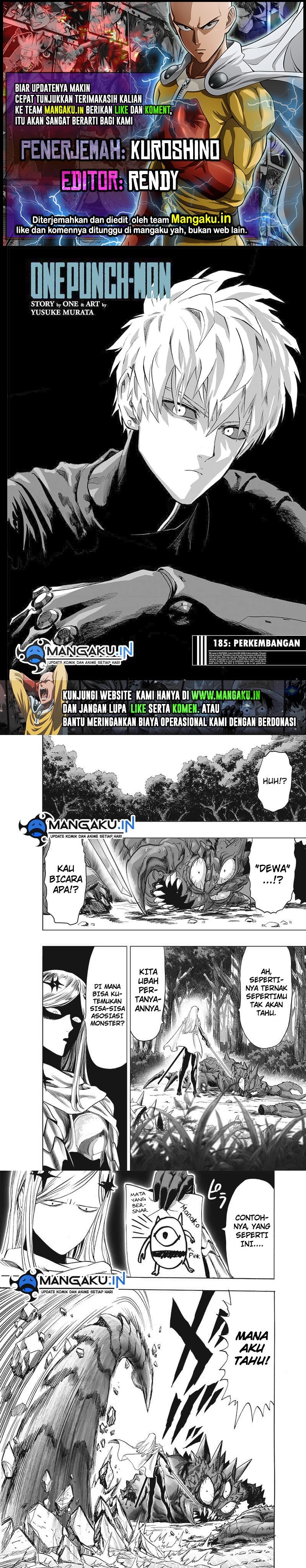 One Punch-Man Chapter 185 - halaman 1