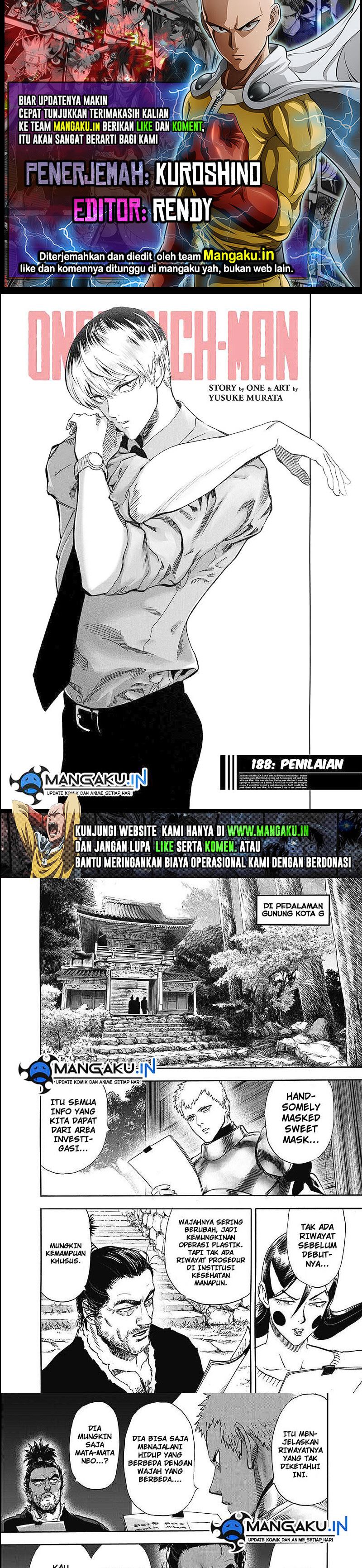 One Punch-Man Chapter 188 - halaman 1
