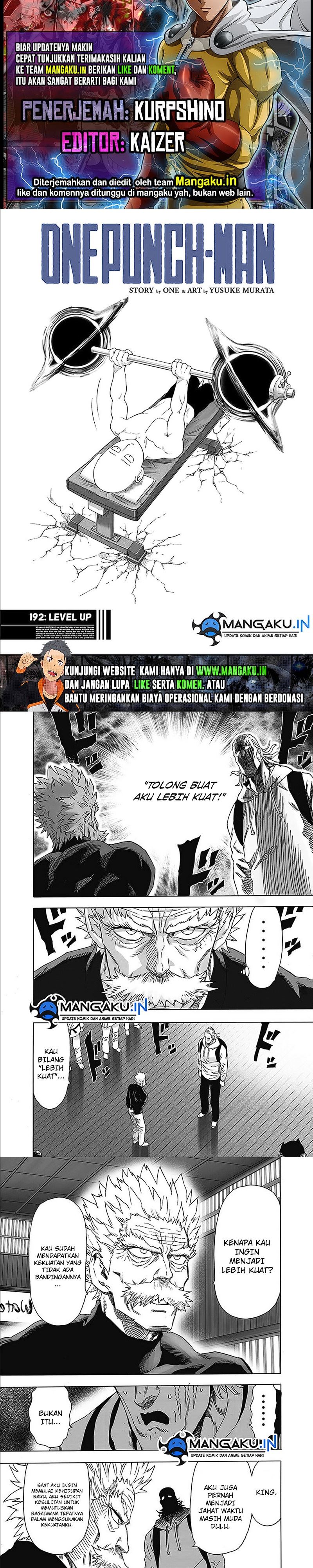 One Punch-Man Chapter 192 - halaman 1