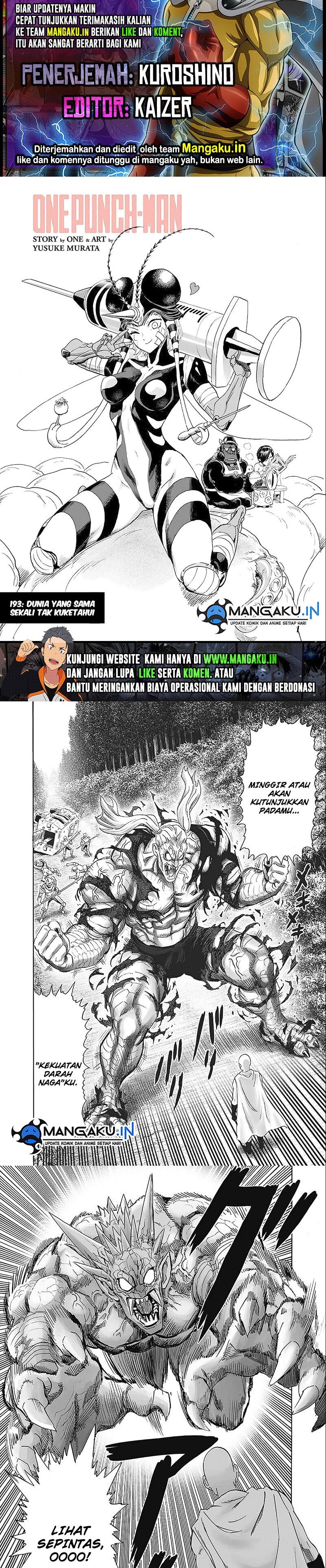 One Punch-Man Chapter 193 - halaman 1