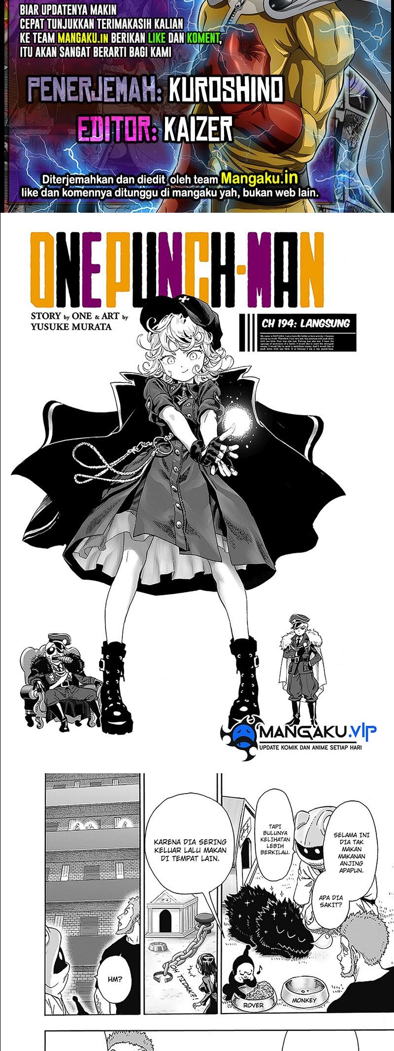 One Punch-Man Chapter 194 - halaman 1