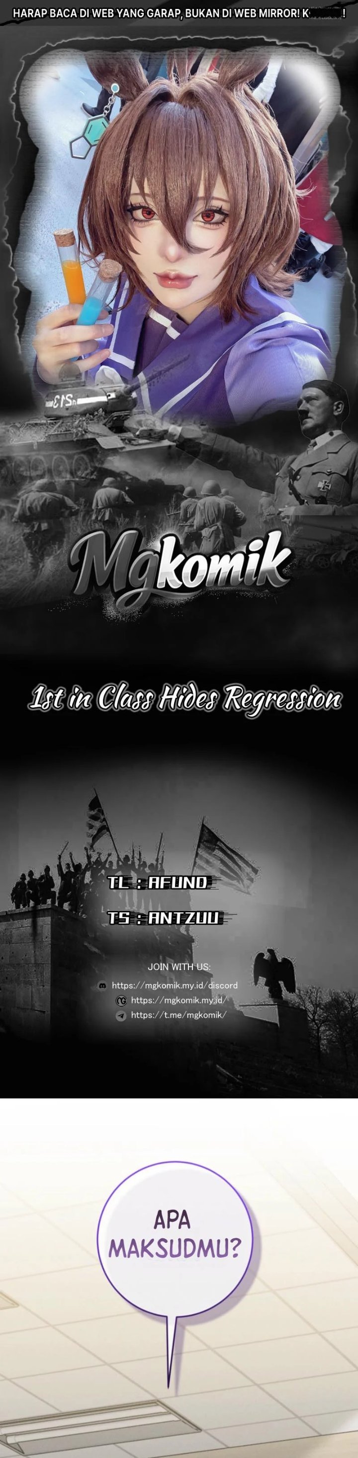 1st in Class Hides Regression Chapter 10 - halaman 1