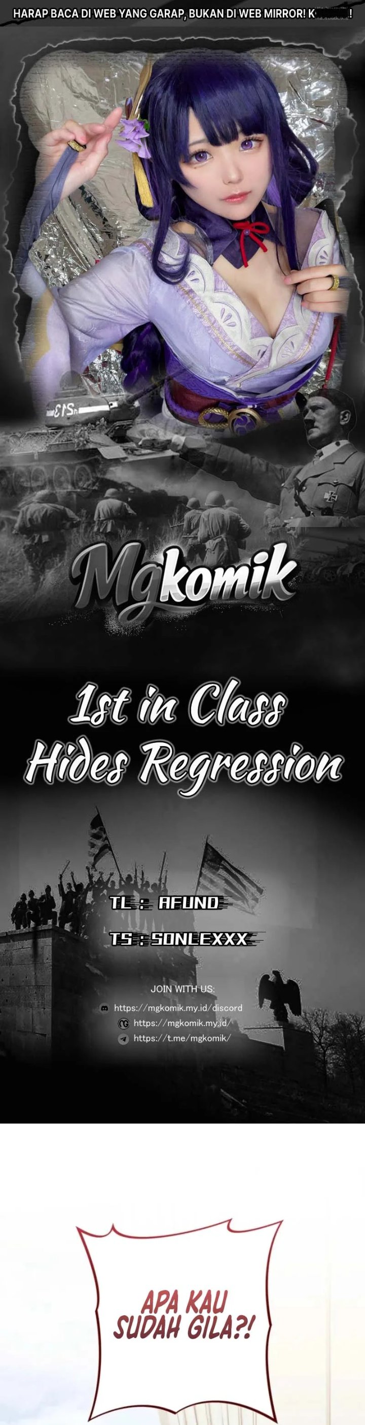 1st in Class Hides Regression Chapter 13 - halaman 1
