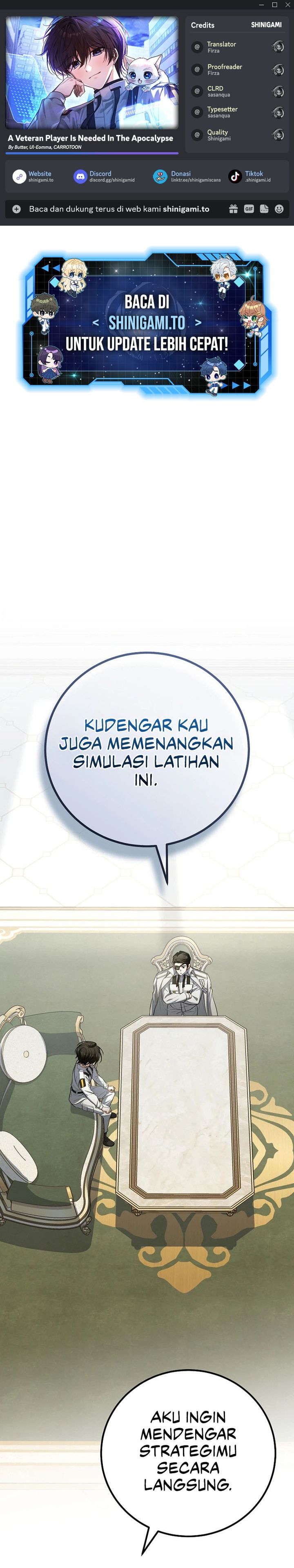 A Veteran Player Is Needed In The Apocalypse Chapter 26 - halaman 1